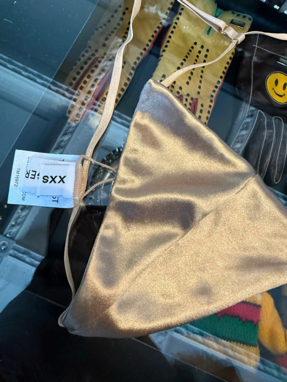 Tiger Mist Gold Metallic Bralette - Picture 5 of 8